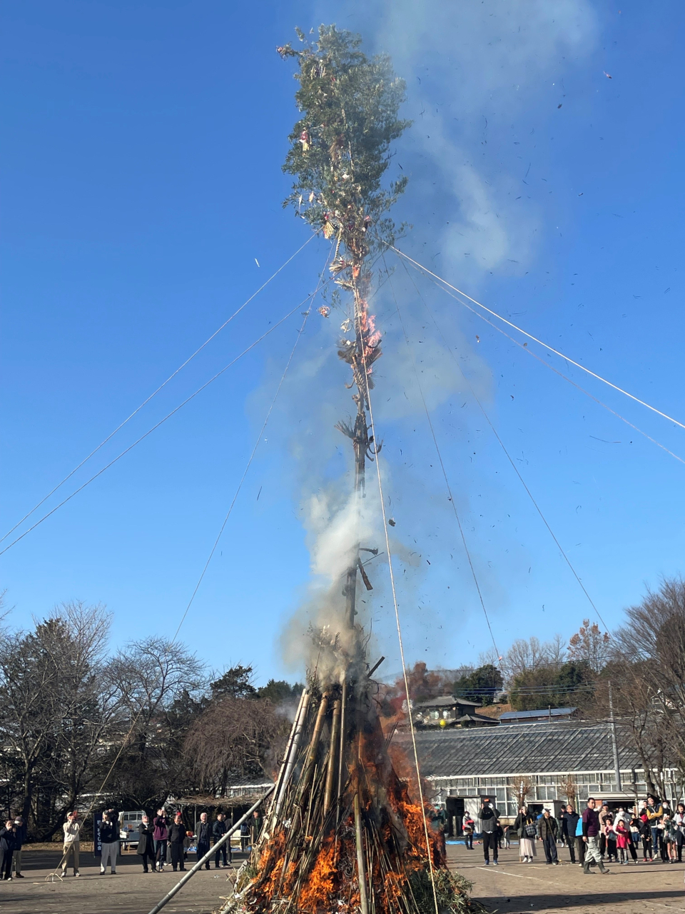 どんど焼き②