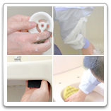 長年培った5S活動のノウハウ トイレ掃除 長年培った5S活動のノウハウ